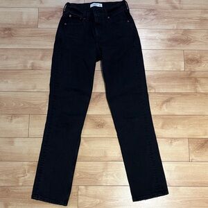 Abercrombie & Fitch Women's Black 90s Straight Leg Jeans